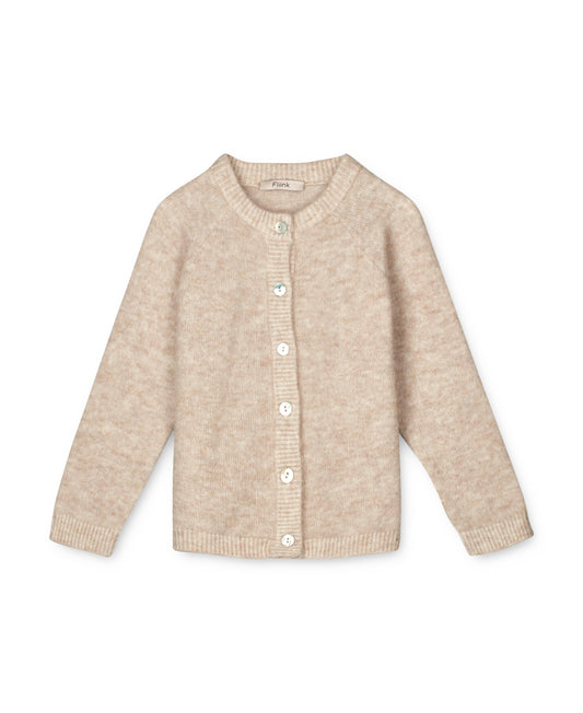 Fliink Star Alpaca Cardigan - Sandshell