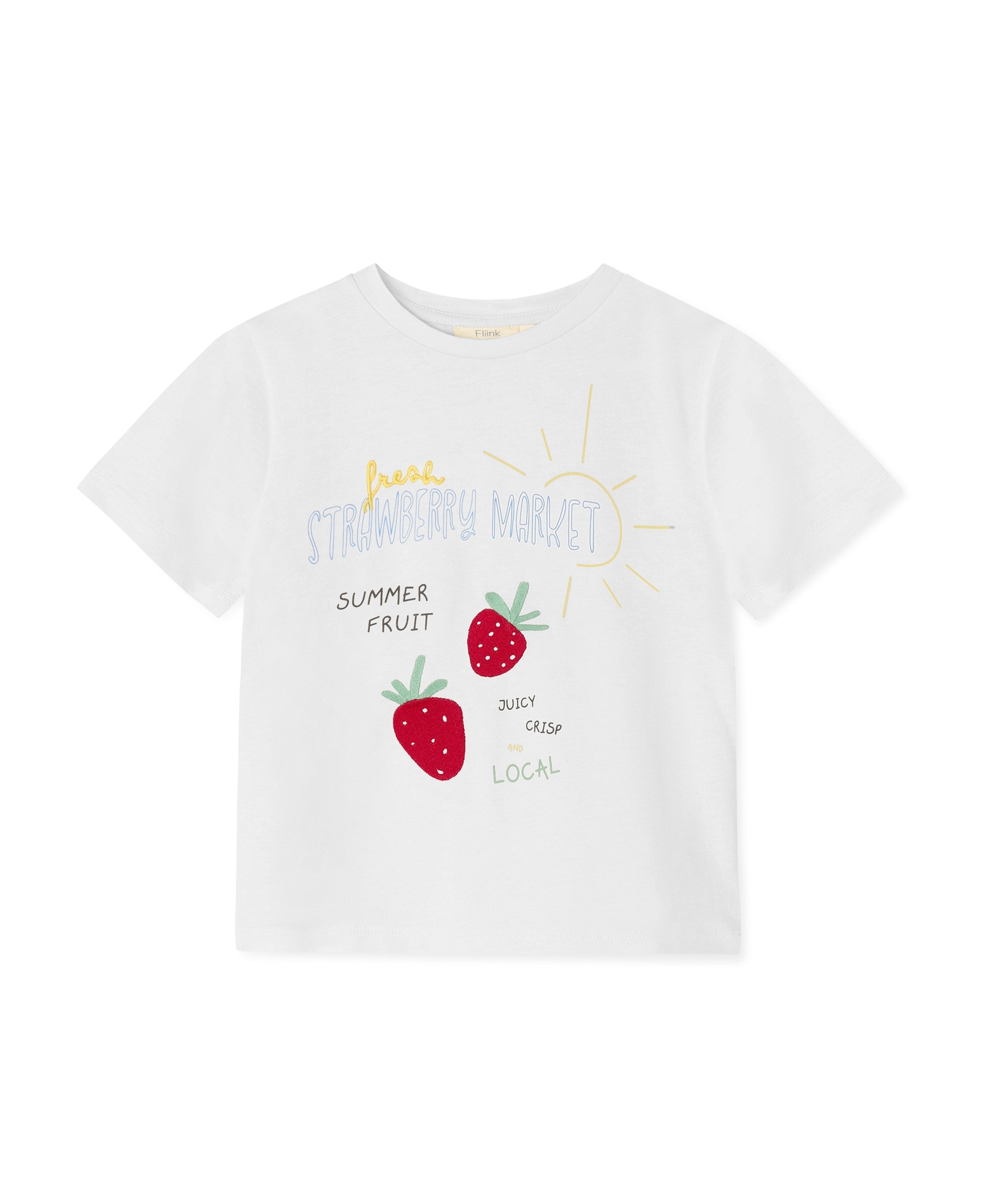 Fliink - Sommer Strawberry T-shirt