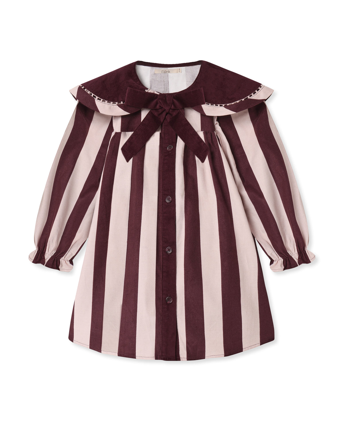 Fliink - DOLLY STRIPE COLLAR DRESS