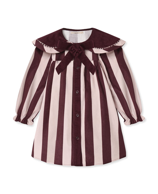 Fliink - DOLLY STRIPE COLLAR DRESS