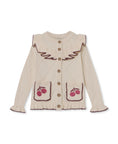 Load image into Gallery viewer, Fliink - NOVA EMBR. RUFFLE CARDIGAN
