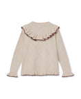 Load image into Gallery viewer, Fliink - NOVA EMBR. RUFFLE CARDIGAN
