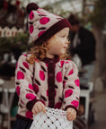 Load image into Gallery viewer, Fliink - STAR ALPACA BERRY CARDIGAN
