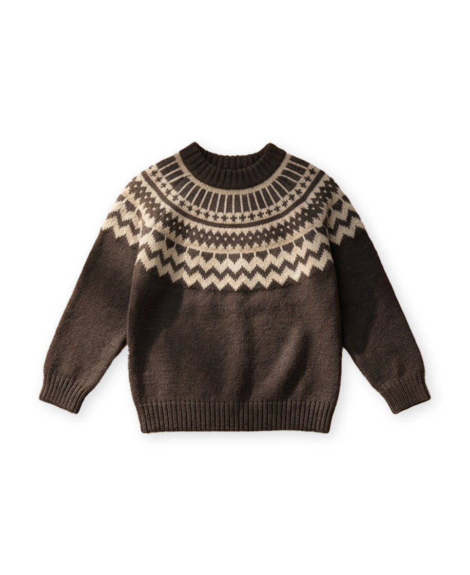 Fliink - JANIE CASHMERE NORDIC PULLOVER