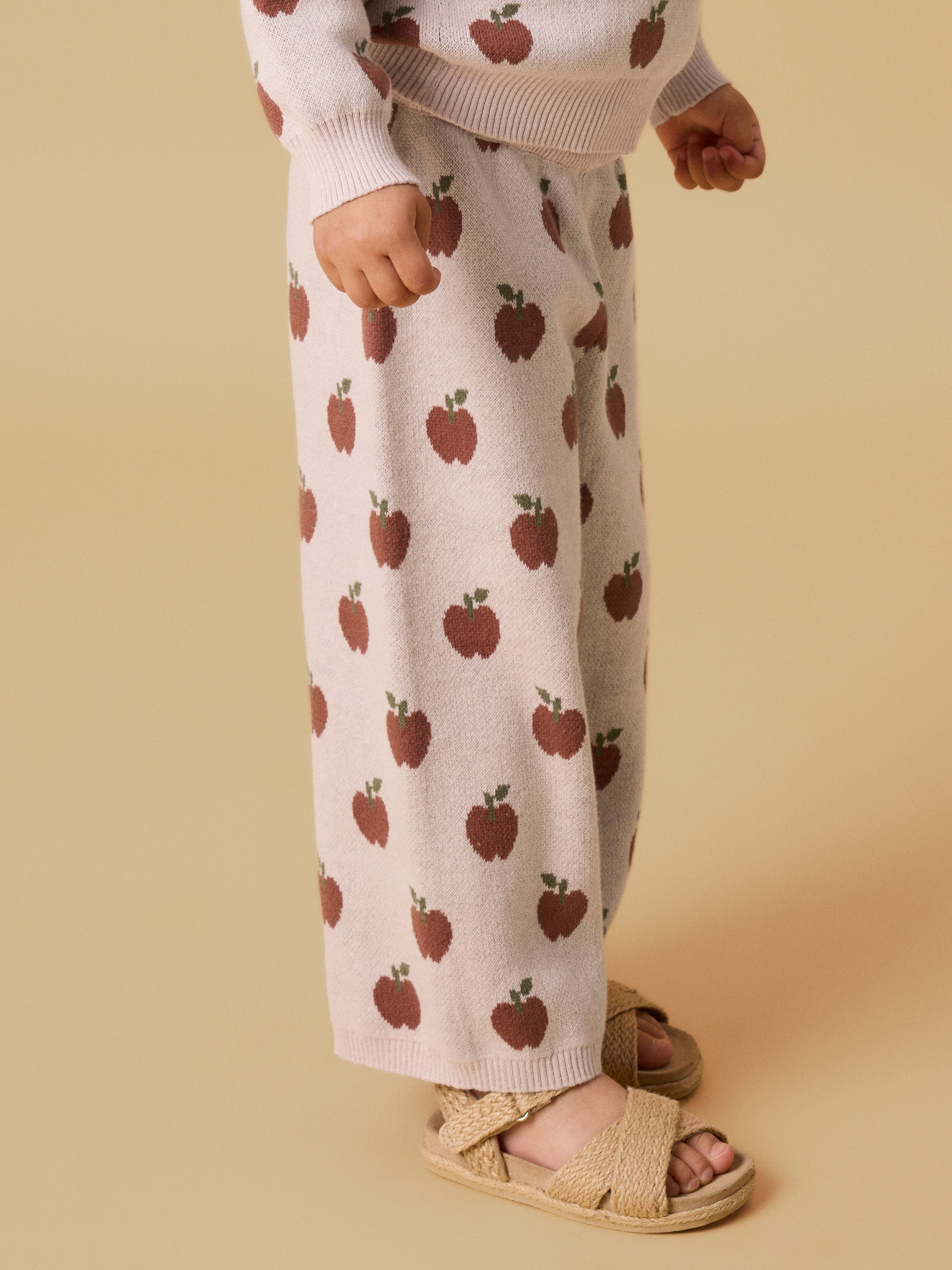 Lil´ Atelier - Lulio Wide Knit Ancle Pant