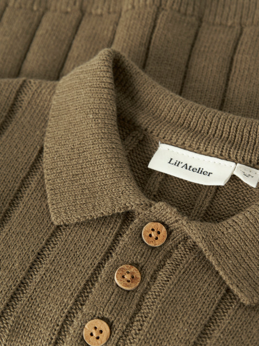 Lil` Atelier - Lomon Loose Knit Polo