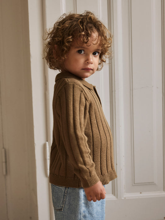 Lil` Atelier - Lomon Loose Knit Polo