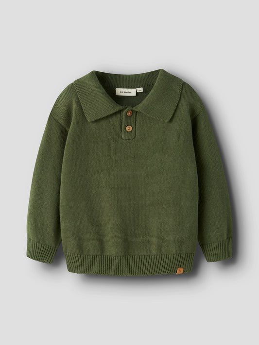 Lil` Atelier - MOLO LS KNIT POLO LIL