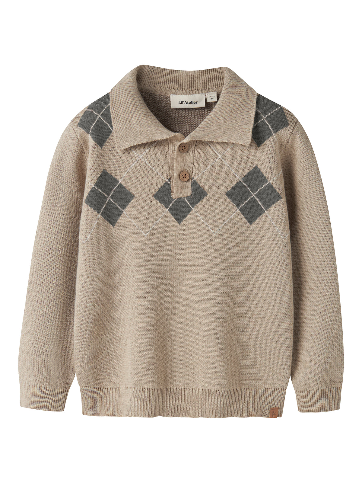 Lil´ Atelier - RONAN LS KNIT POLO LIL