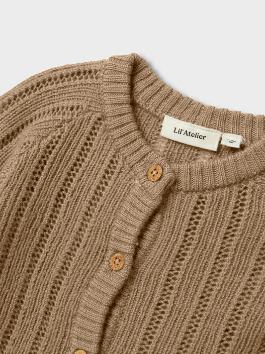 Lil`Atelier Nomo Knit Cardigan - Tiger Eye