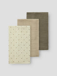 Load image into Gallery viewer, Lil`Atelier Isley 3Pack Nappies - Turtledove/Oxford Tan

