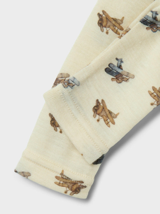 Lil`Atelier Nalu Wool Slim Legging