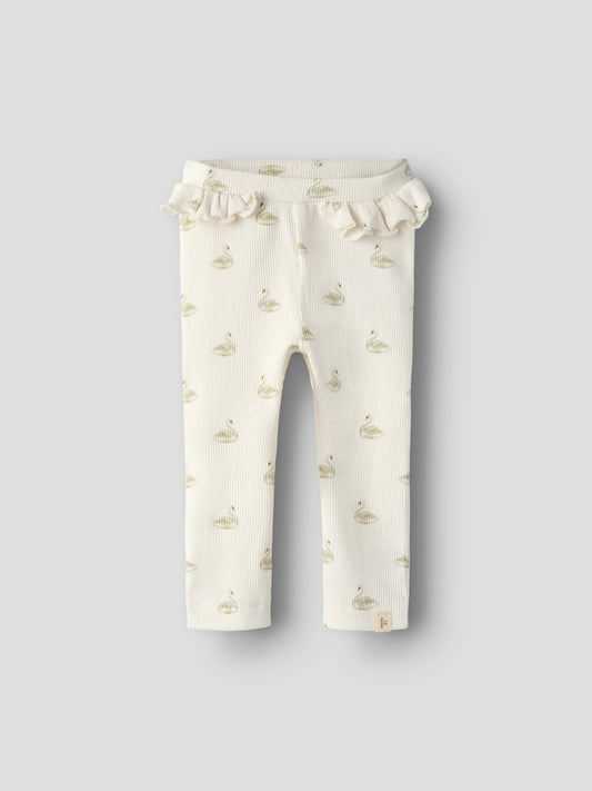 Lil´ Atelier Gavo Efi Slim Legging - Swan