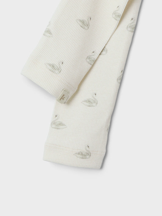 Lil´ Atelier Gavo Efi Slim Legging - Swan