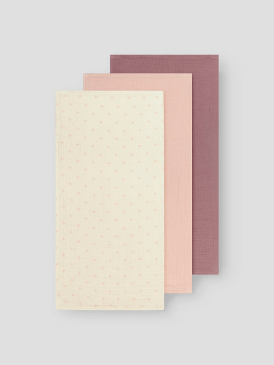 Lil`Atelier Fergie 3Pack Nappies - Turtledove/Nostalgia