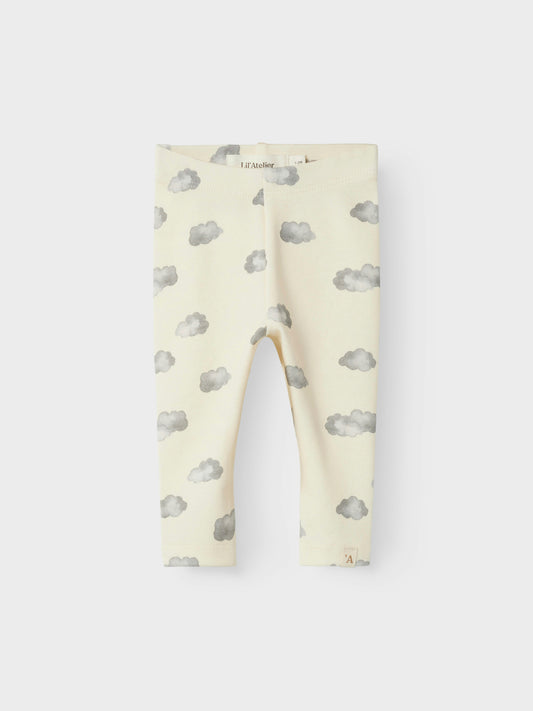Lil´ Atelier Layo Kim Slim Leggings - Blue Cloud
