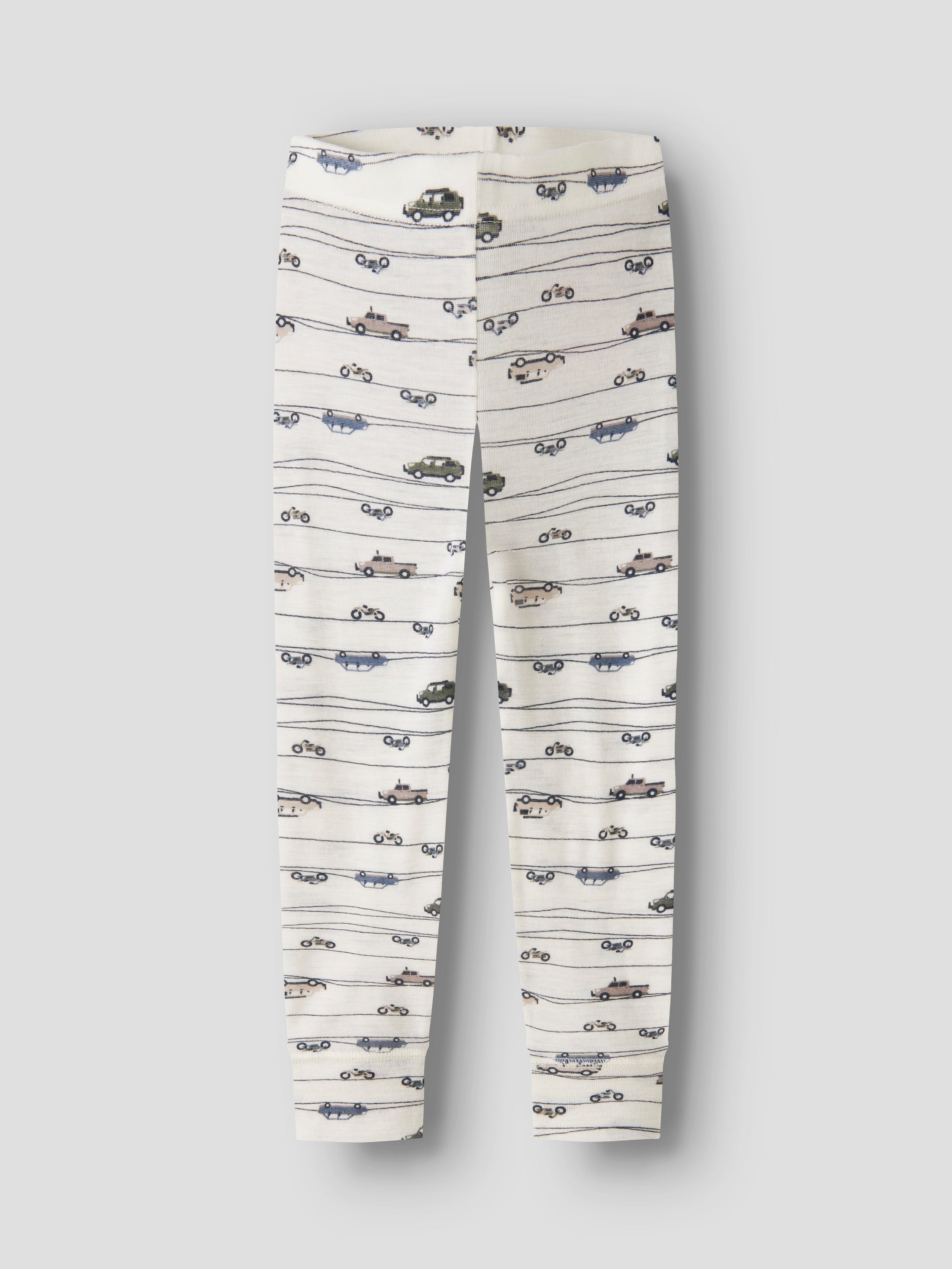 Name it - WANG WOOL RIB LONGJOHN AOP