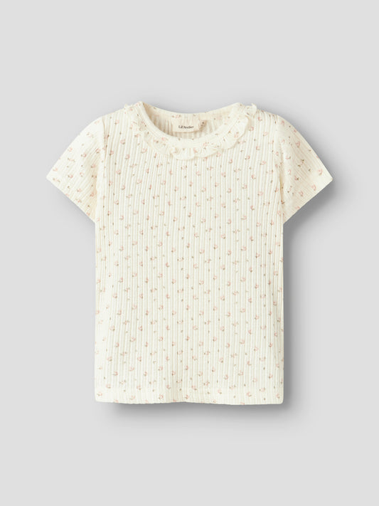 Lil´ Atelier Hulla Hua Slim Top - Coconut Milk
