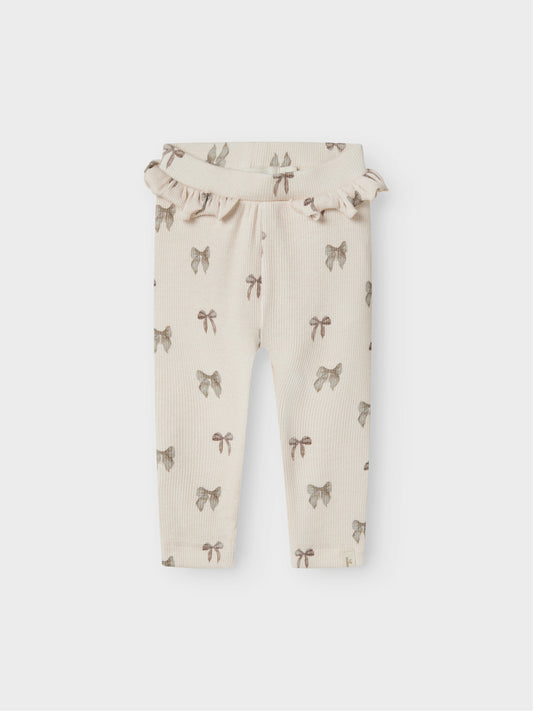 Lil´ Atelier Gavo Efi Slim Legging - Bow