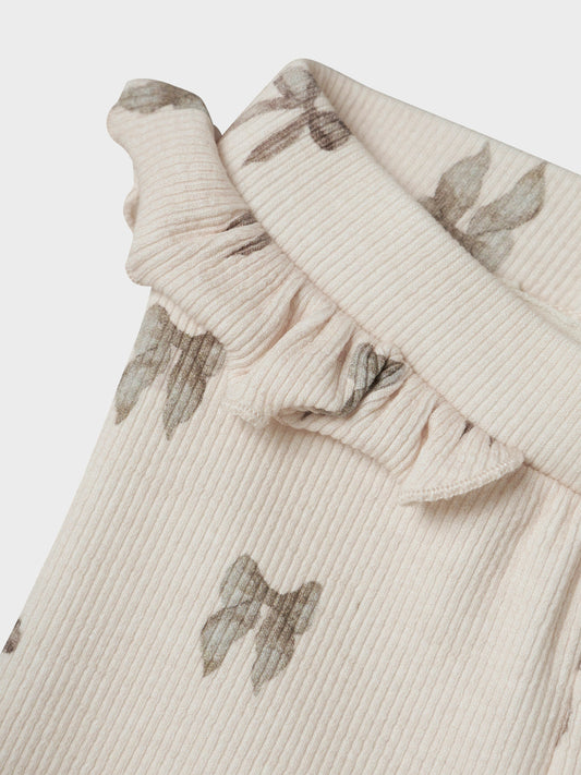 Lil´ Atelier Gavo Efi Slim Legging - Bow